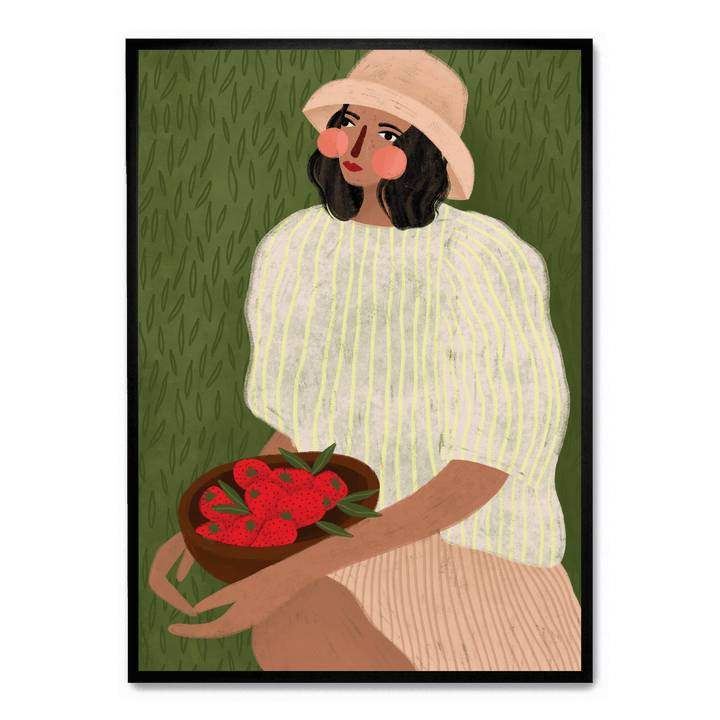 Woman With Strawberries