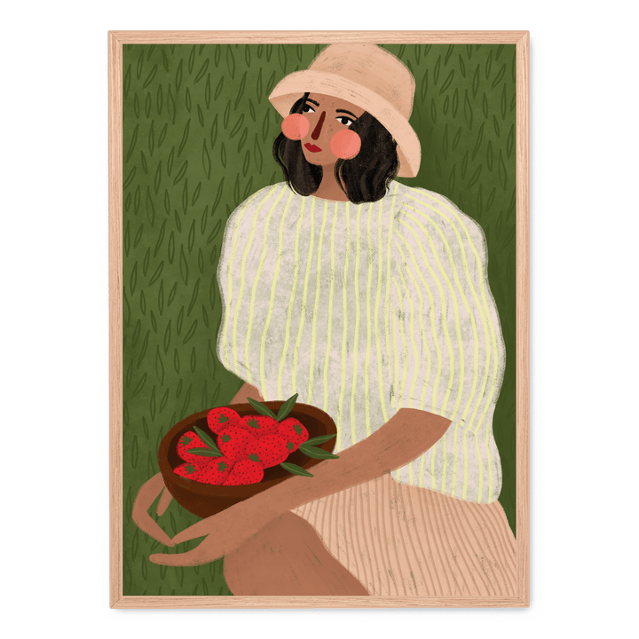 Woman With Strawberries