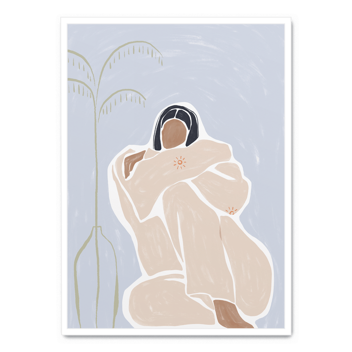 Woman Cuddle Herself