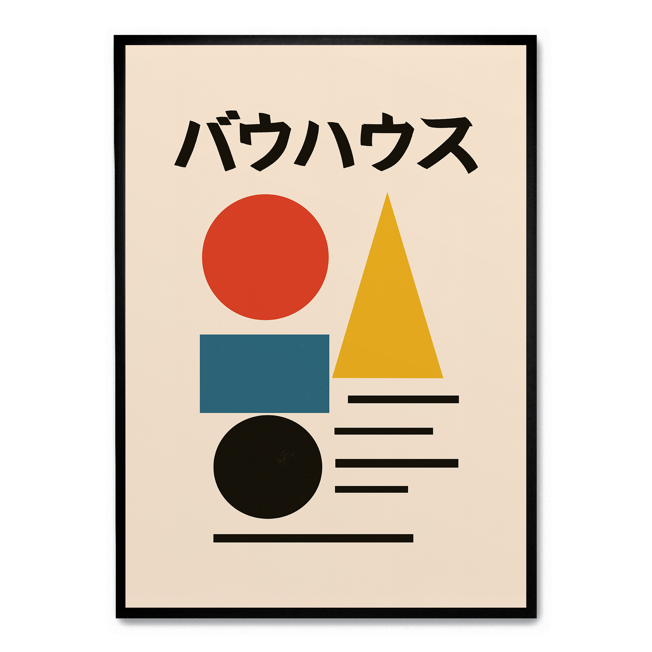 Bauhaus Minimalist Japan – POSTERA