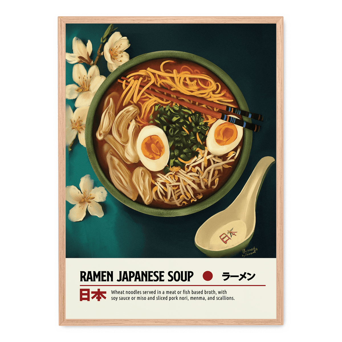 Ramen Japanese Soup poster Postera.art