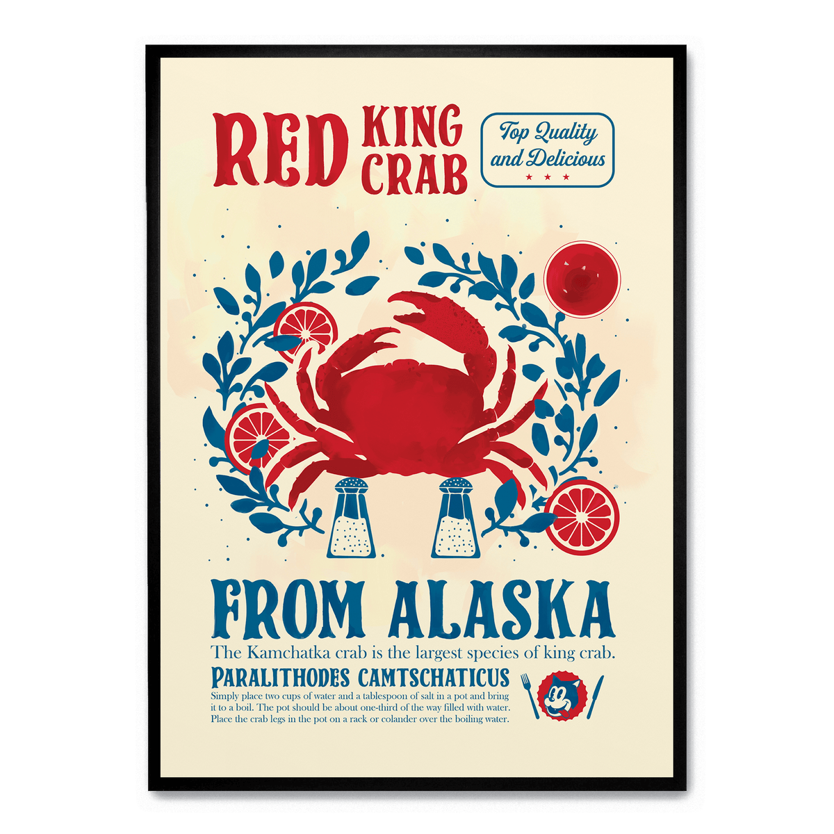 Red King Crab poster | Postera.art