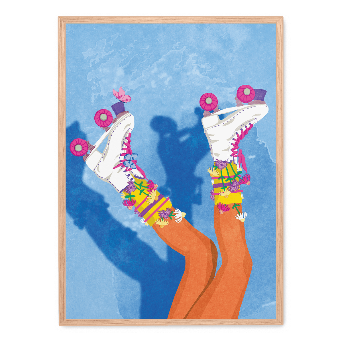 Skate Like A Girl poster Postera.art