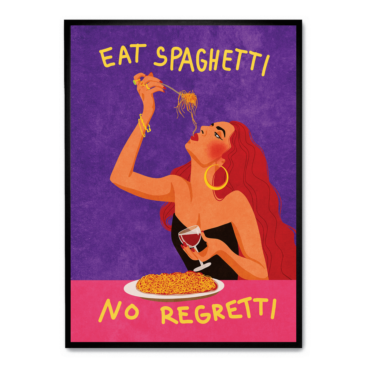 Eat Spaghetti To Forgetti Your Regretti Brodé Crochet Et