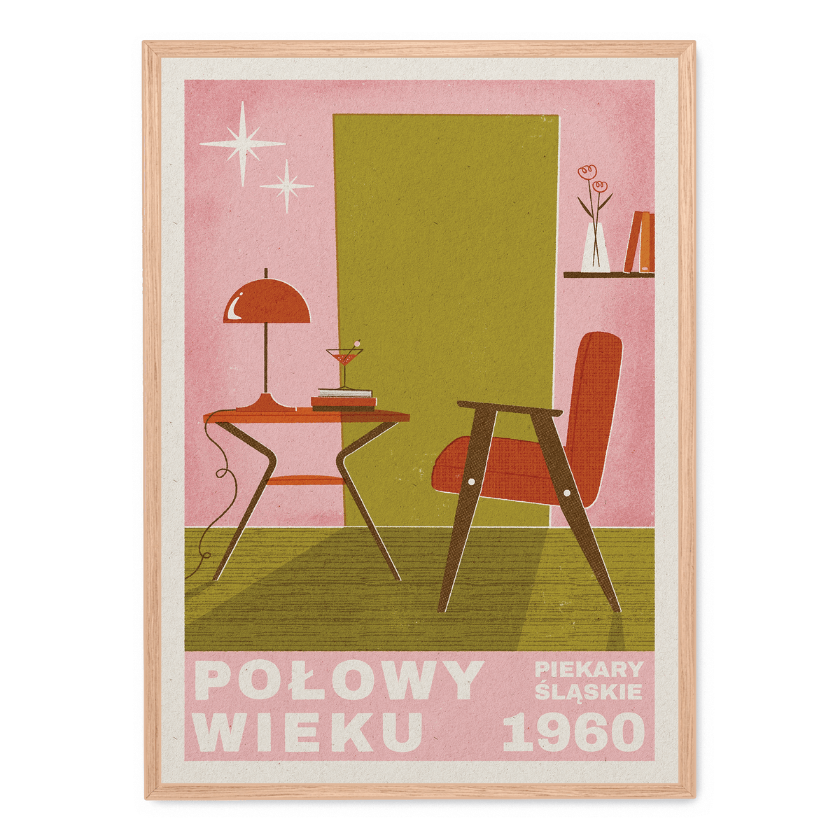 Mid Century Furniture Poster Postera art mid-century-furniture-poster-postera-art