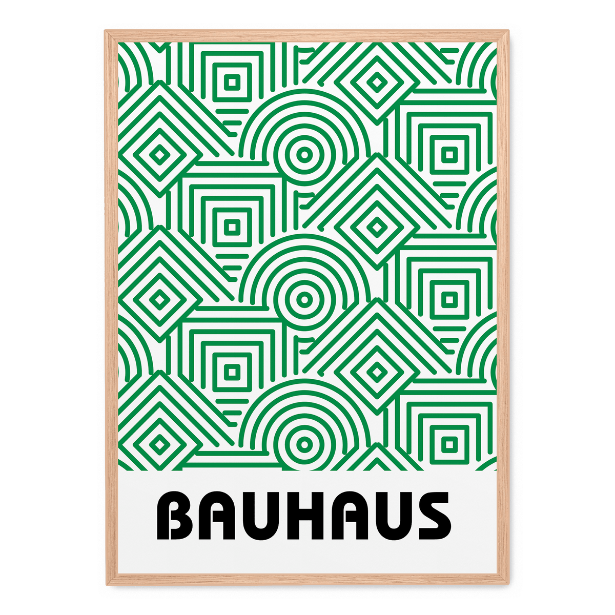 Bauhaus Green Pattern Poster Postera art bauhaus-green-pattern-poster-postera-art