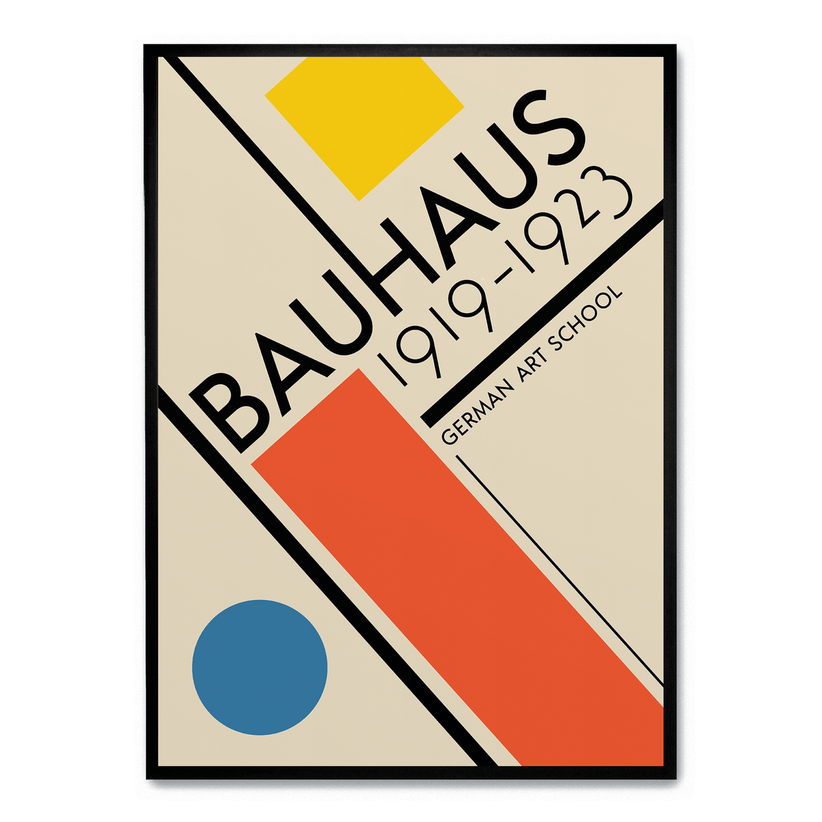 Bauhaus German Art School poster Postera.art