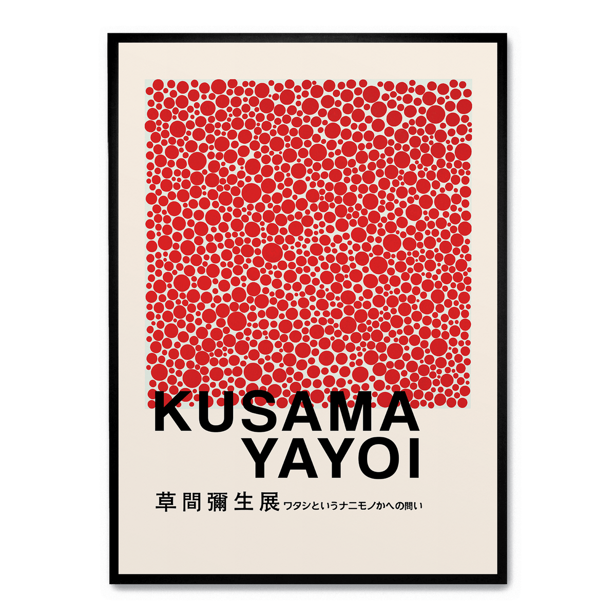 Yayoi Kusama Red Dots poster Postera.art