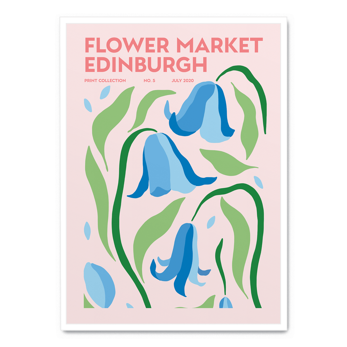 Flower Market Edinburgh Poster