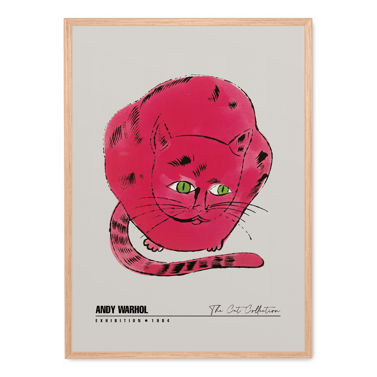Pink Cat Poster Postera art pink-cat-poster-postera-art