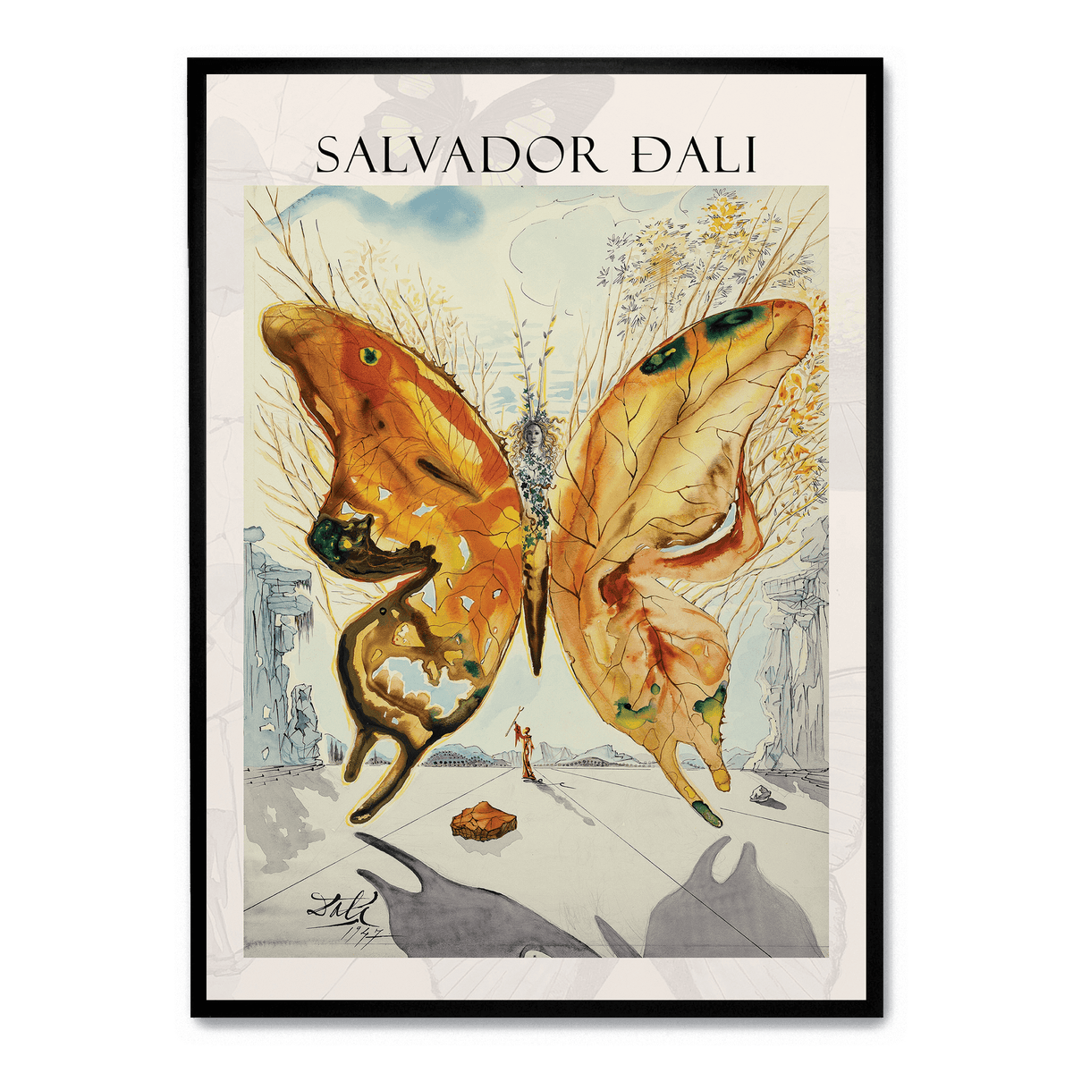 Venus Butterfly Poster Postera art venus-butterfly-poster-postera-art