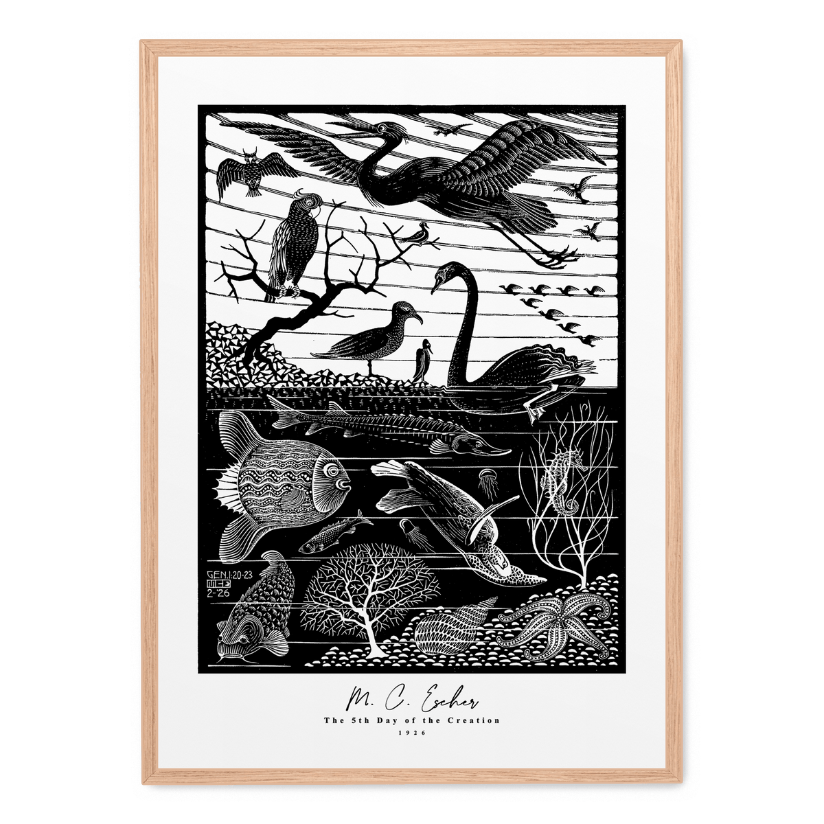 The 5th Day Of The Creation Poster Postera art the-5th-day-of-the-creation-poster-postera-art