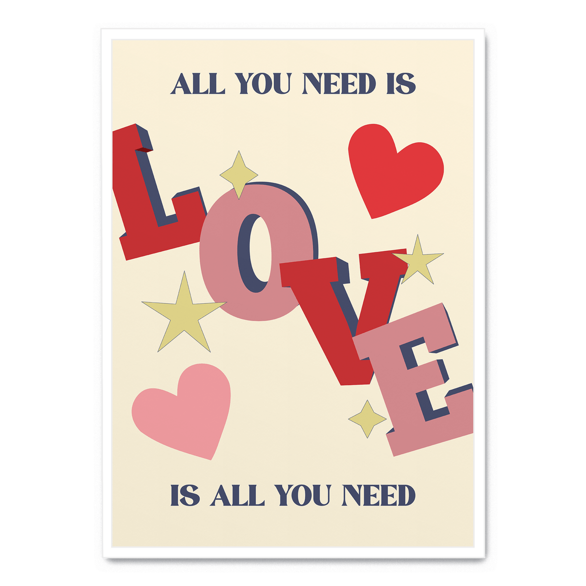 All You Need Is Love Poster | Postera.art