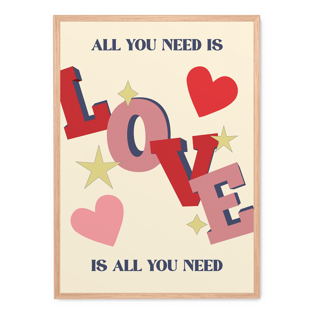 All You Need Is Love poster Postera.art