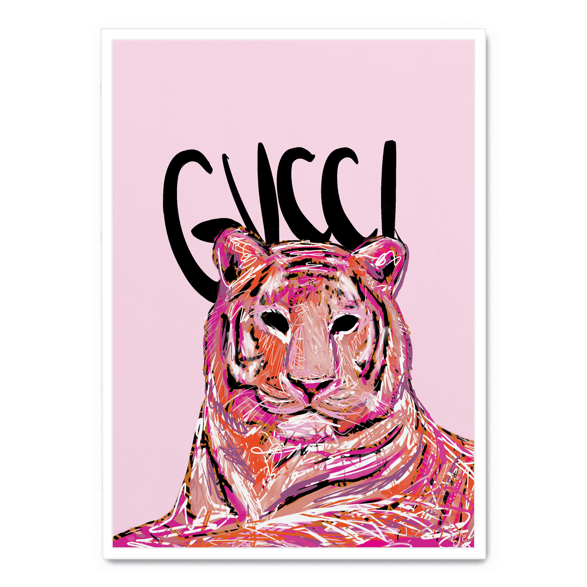 Gucci Tiger Poster Postera art gucci-tiger-poster-postera-art