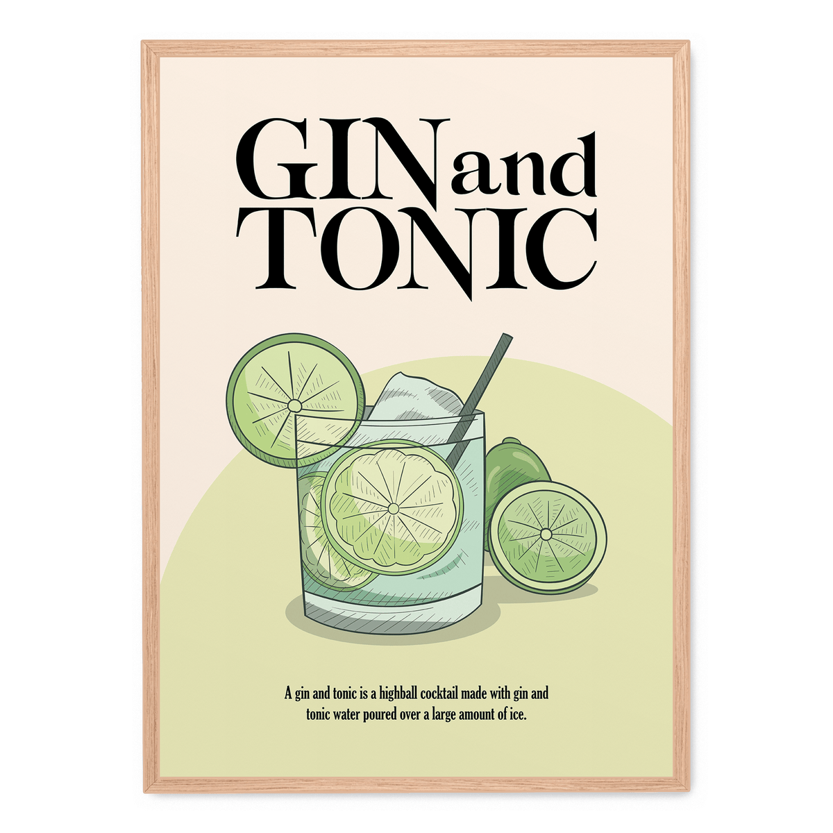 Gin And Tonic 2 poster Postera.art