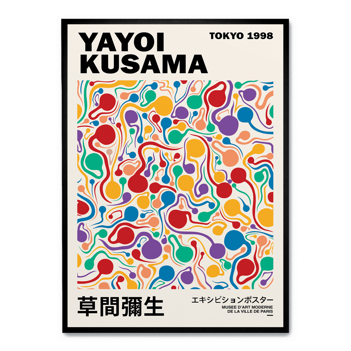 Yayoi Kusama Tokyo Colors poster Postera.art