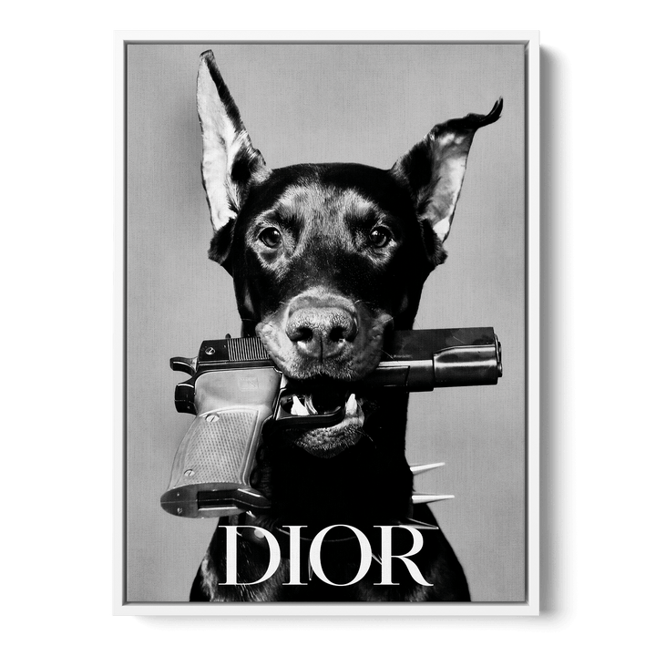 Dior Dog Canvas