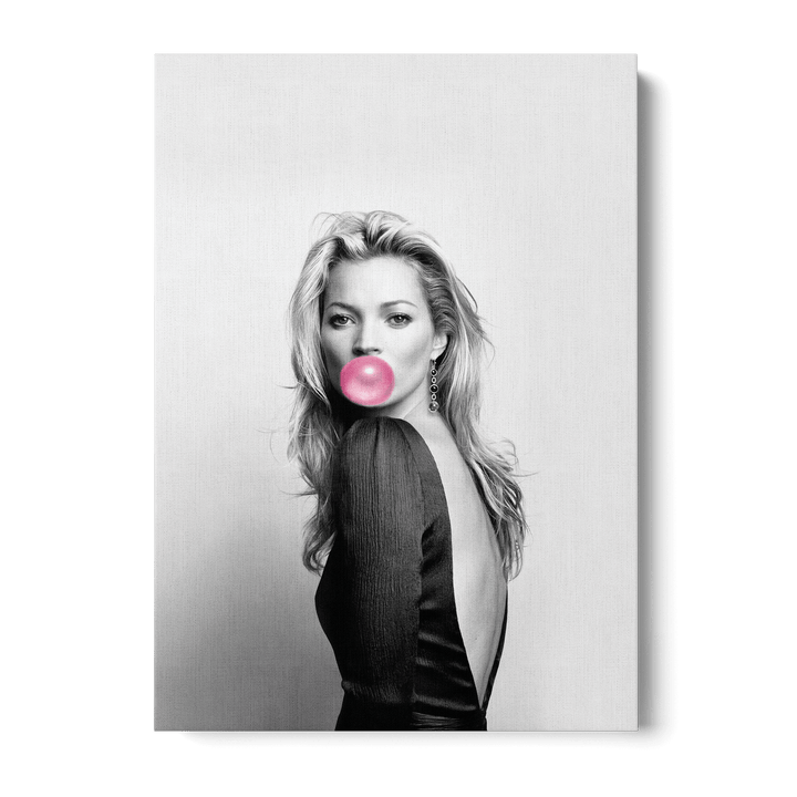 Kate Moss Bubblegum Canvas