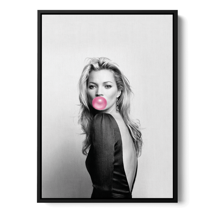 Kate Moss Bubblegum Canvas