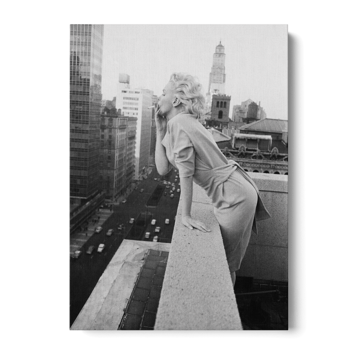 Marilyn Monroe Smoking Canvas