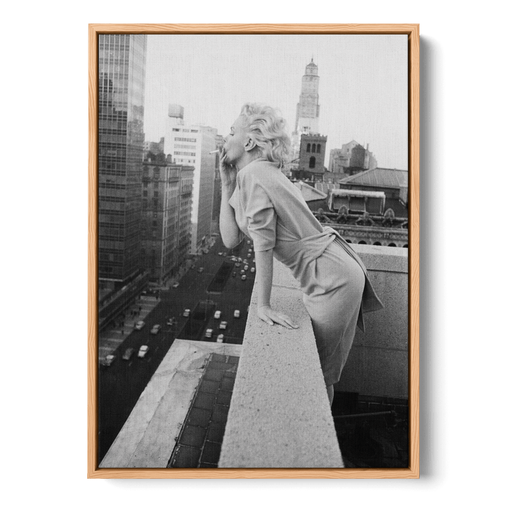 Marilyn Monroe Smoking Canvas