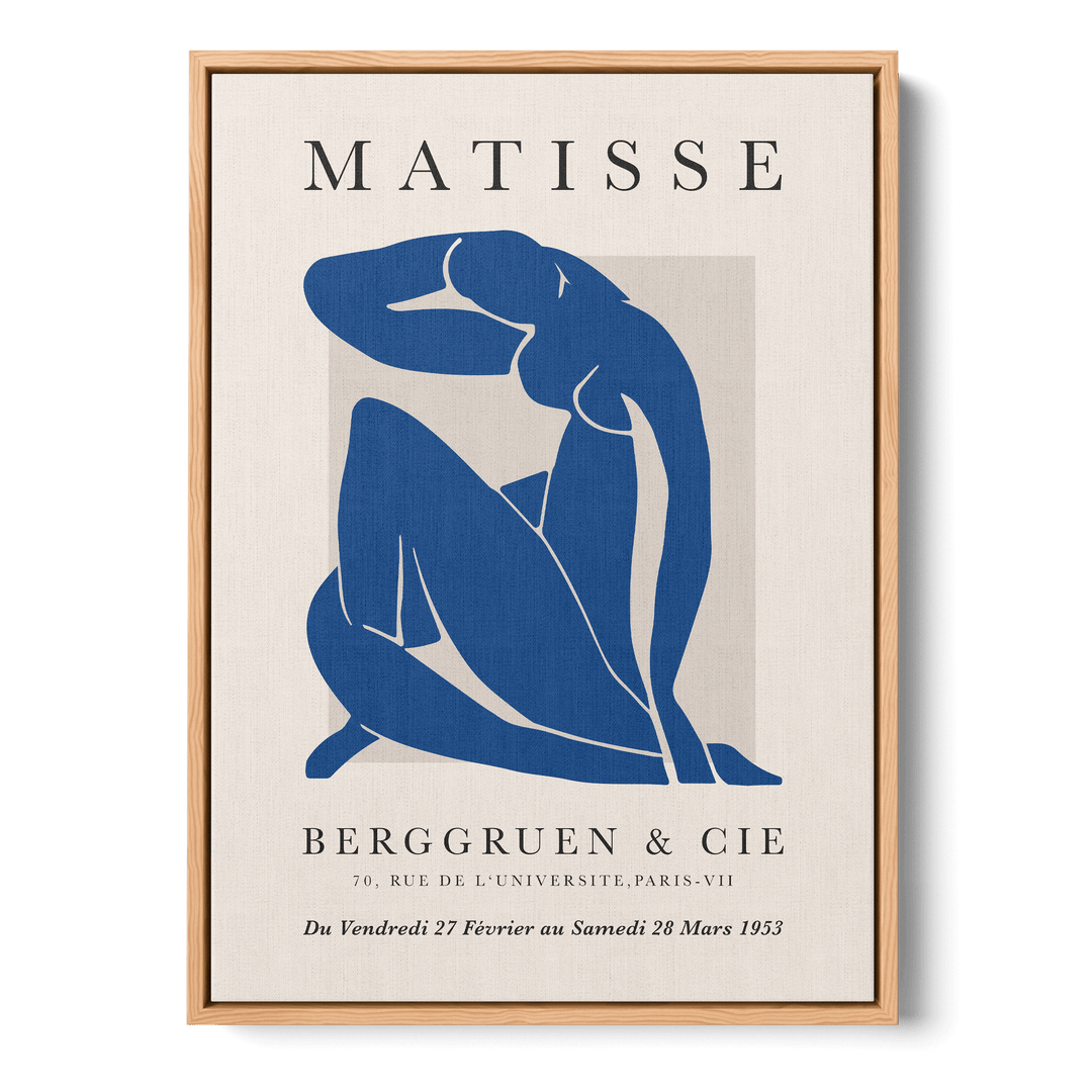 Matisse Blue Nude Canvas