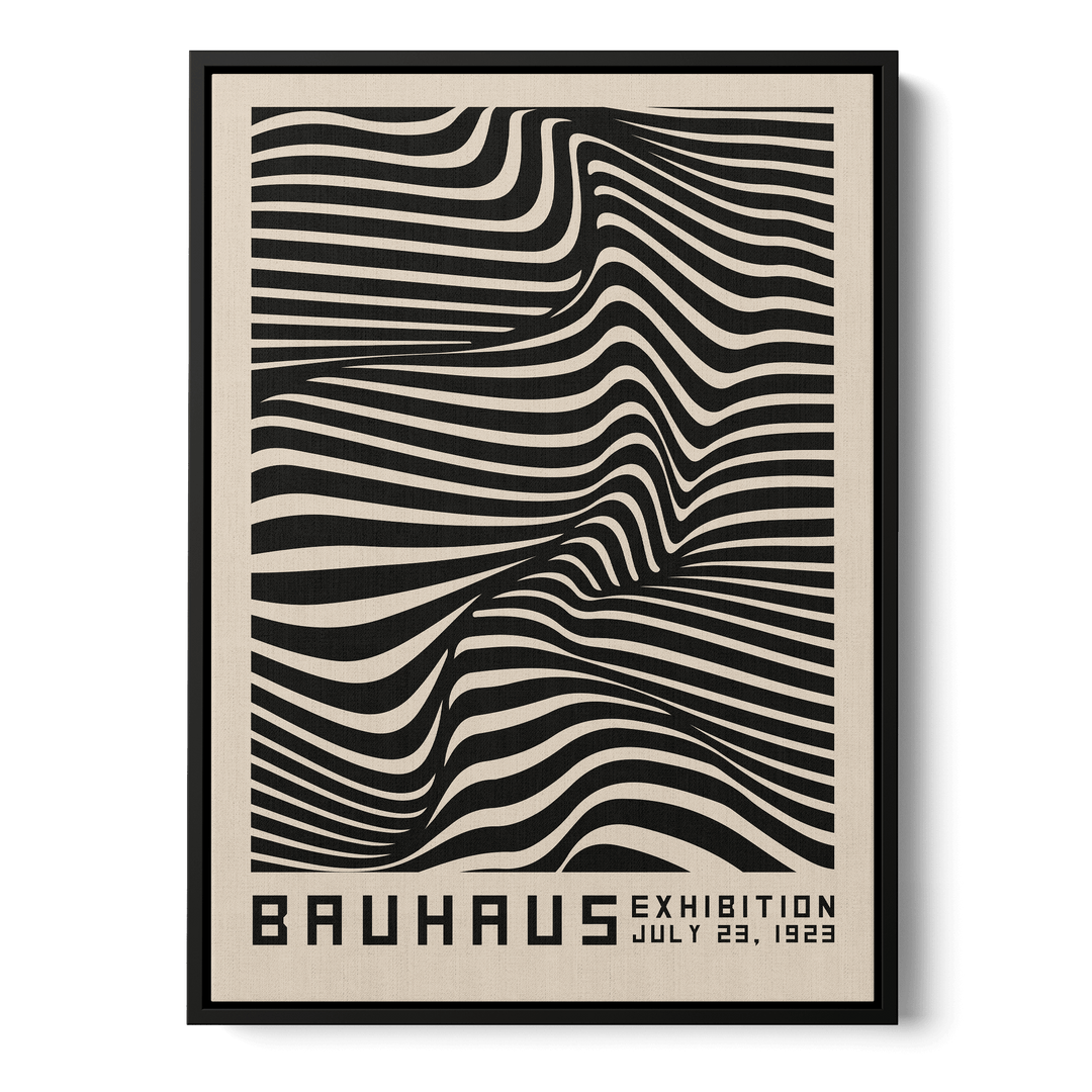 Bauhaus Zebra Abstract Canvas poster | Postera.art