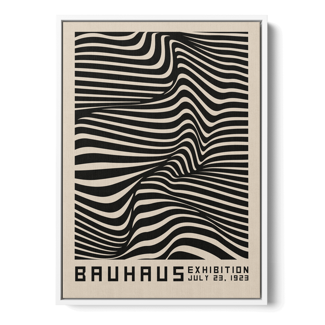 Bauhaus Zebra Abstract Canvas poster | Postera.art
