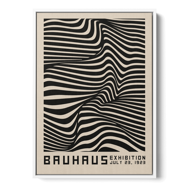 Bauhaus Zebra Abstract Canvas poster | Postera.art
