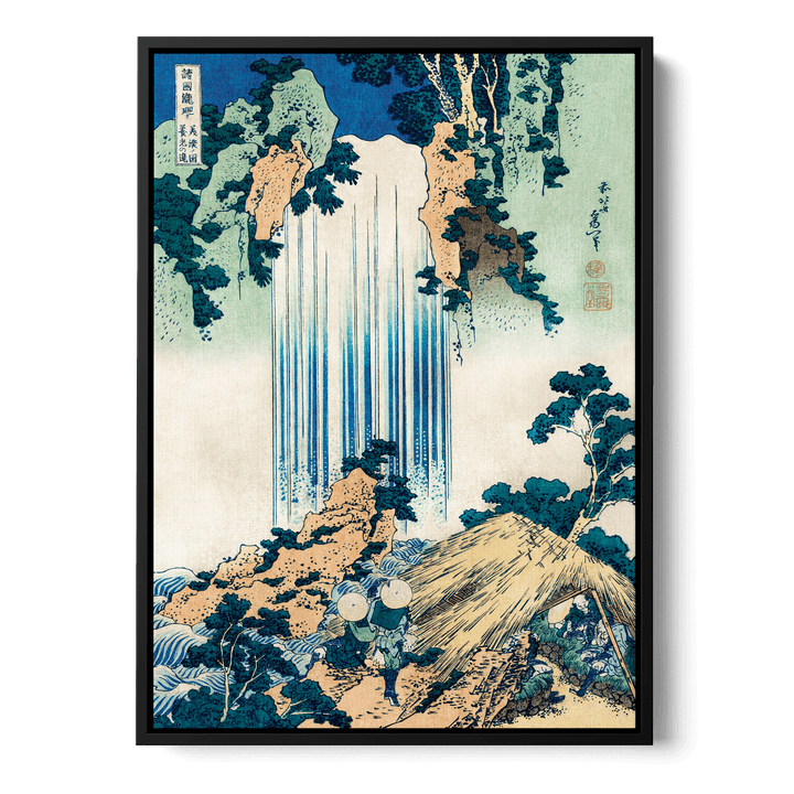 Hokusai - Yōrō Waterfall In Mino Province Canvas
