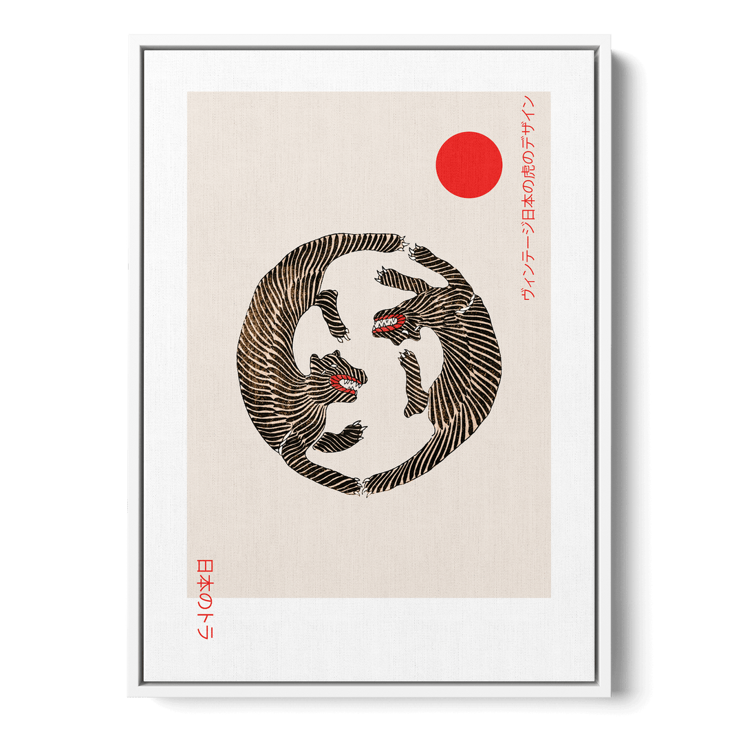 Japanese Tigers Canvas