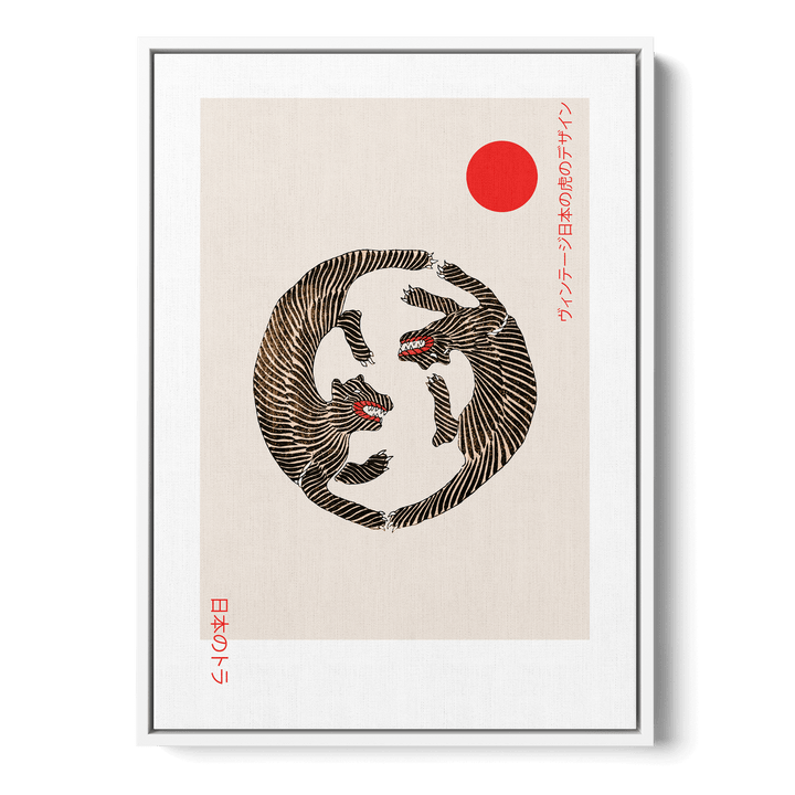 Japanese Tigers Canvas