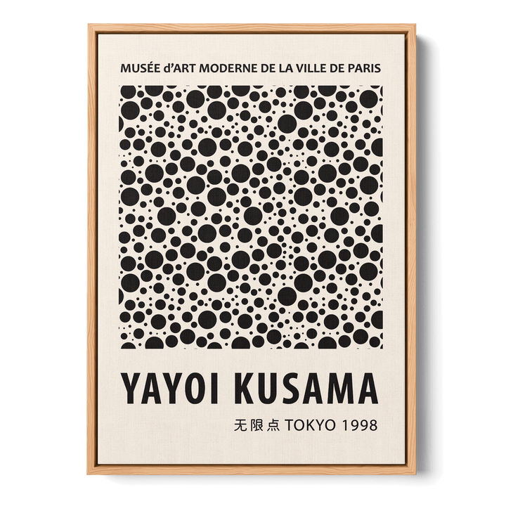 Yayoi Kusama - Black Dots Canvas