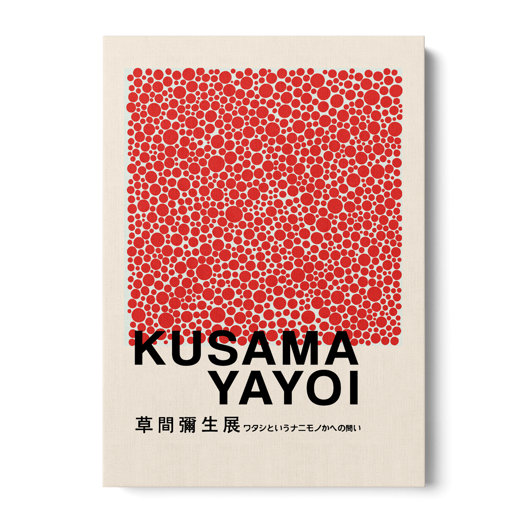 Yayoi Kusama - Red Dots Canvas
