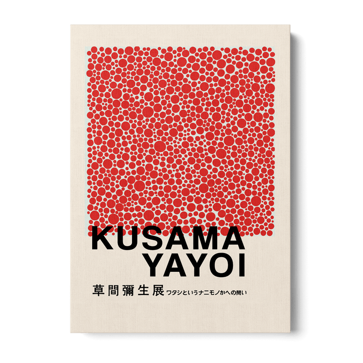 Yayoi Kusama - Red Dots Canvas