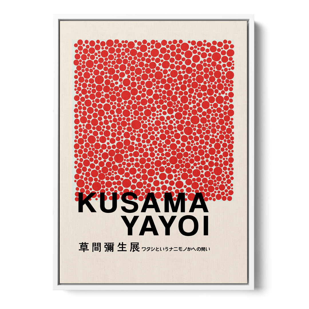 Yayoi Kusama - Red Dots Canvas