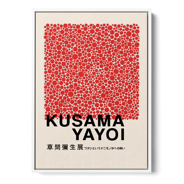 Yayoi Kusama - Red Dots Canvas