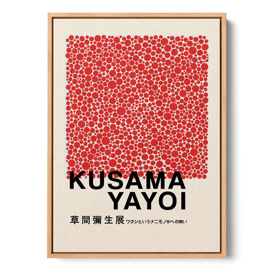 Yayoi Kusama - Red Dots Canvas