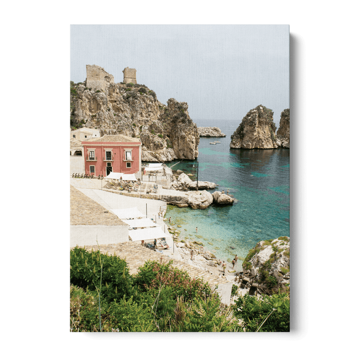 By The Cliffs Of Italy Canvas