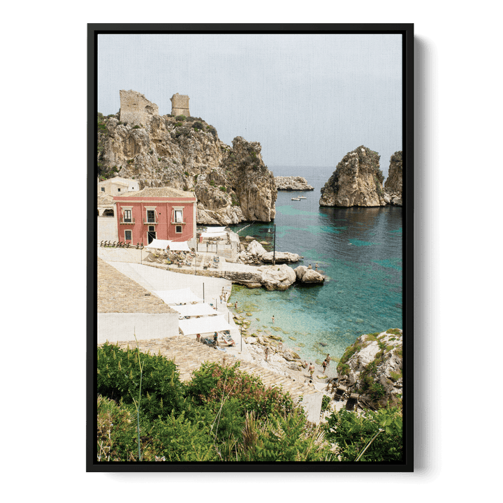 By The Cliffs Of Italy Canvas