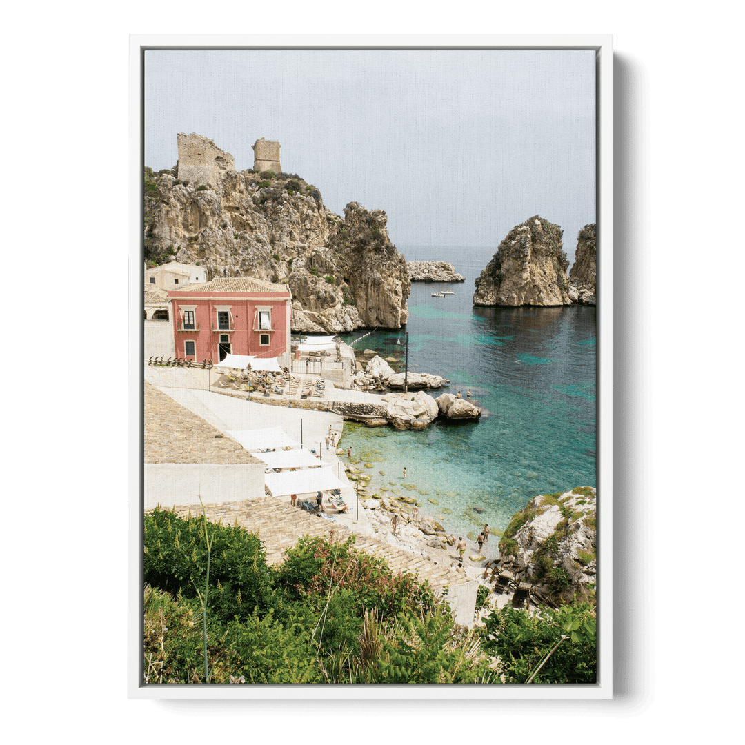 By The Cliffs Of Italy Canvas