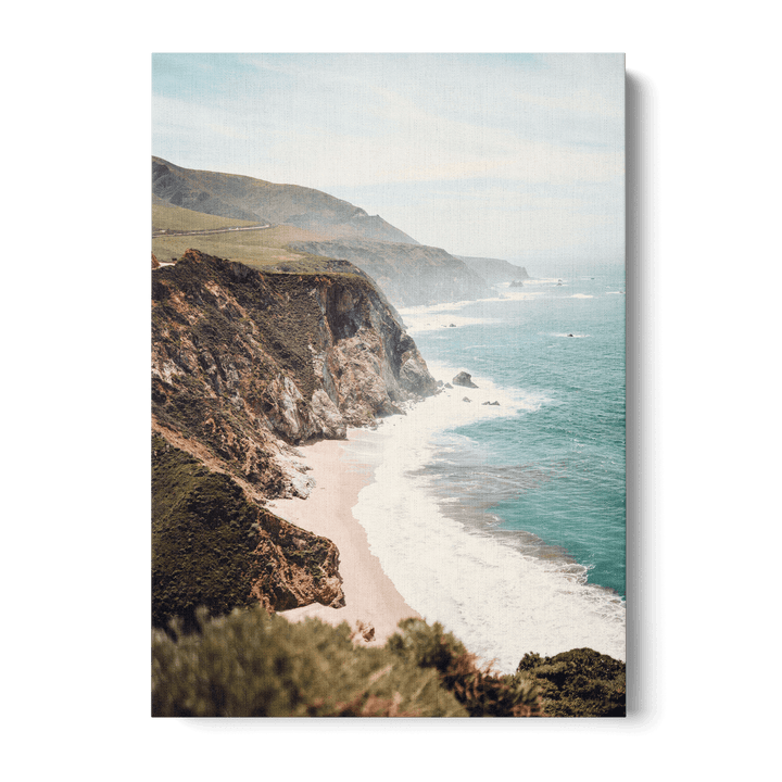 Coast With Blue Water Canvas