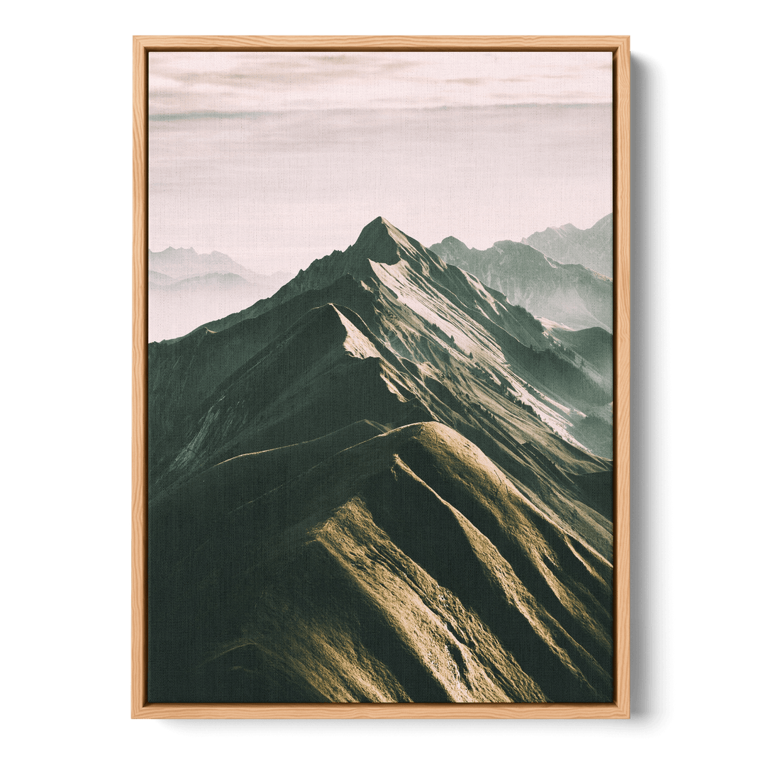 Far Up In The Mountains Canvas