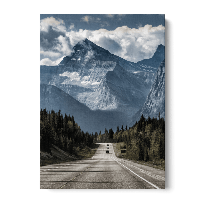 Highway In The Mountains Canvas