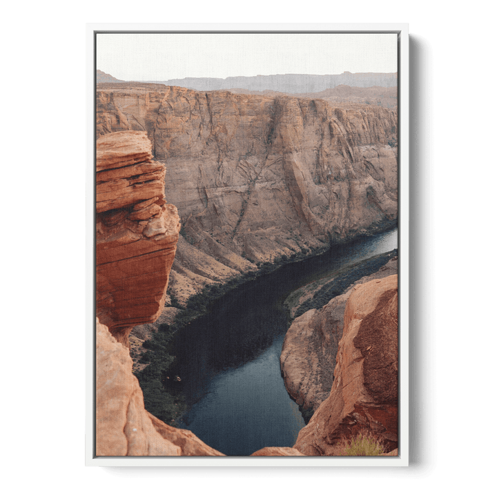 River In The Desert Canvas