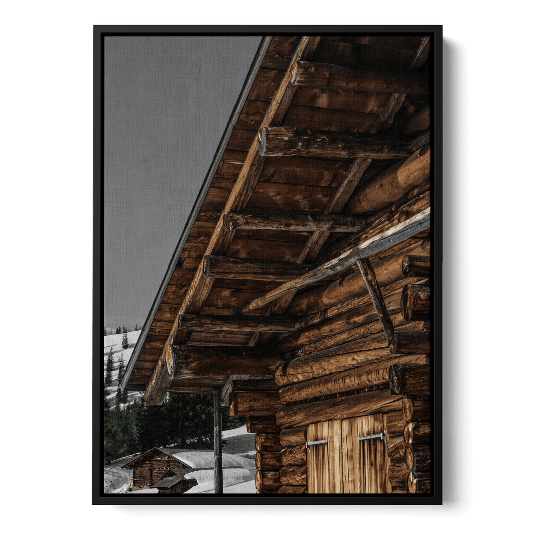 Roof Of Wooden House Canvas