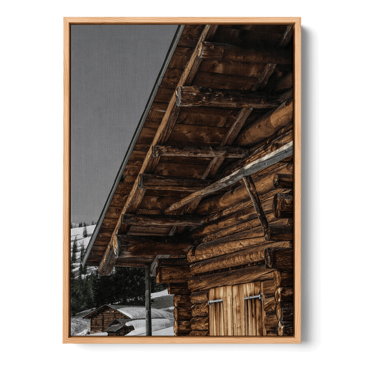 Roof Of Wooden House Canvas