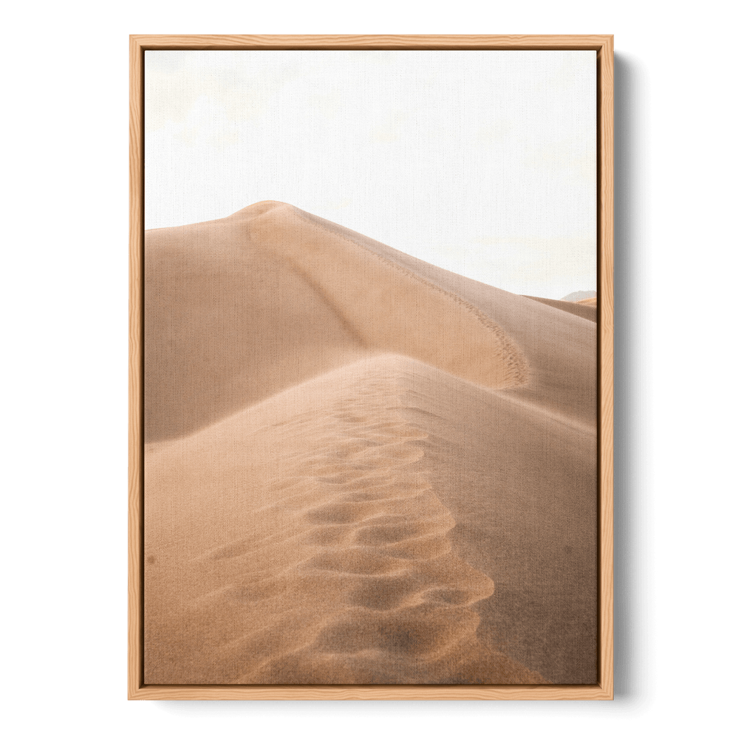 Sand In The Desert Canvas
