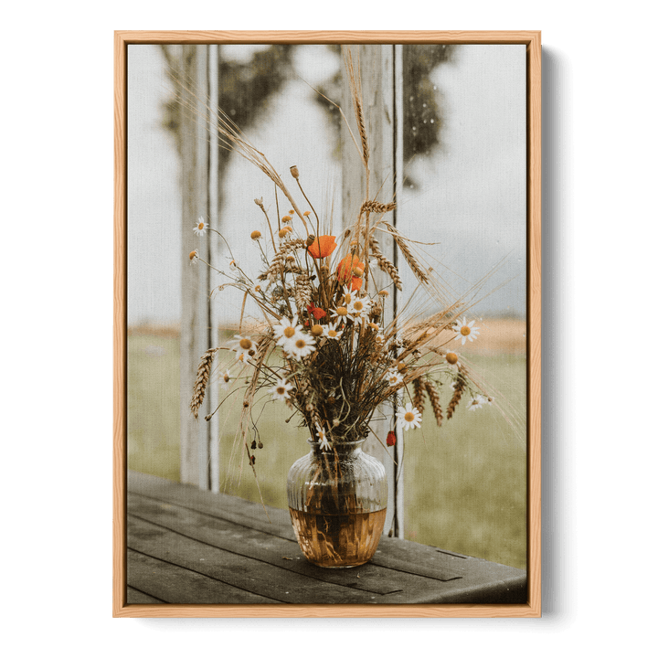 Wild Flower Bouquet Canvas